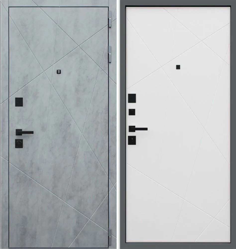 Дверь Дуэт Б белый матовый DIS006676